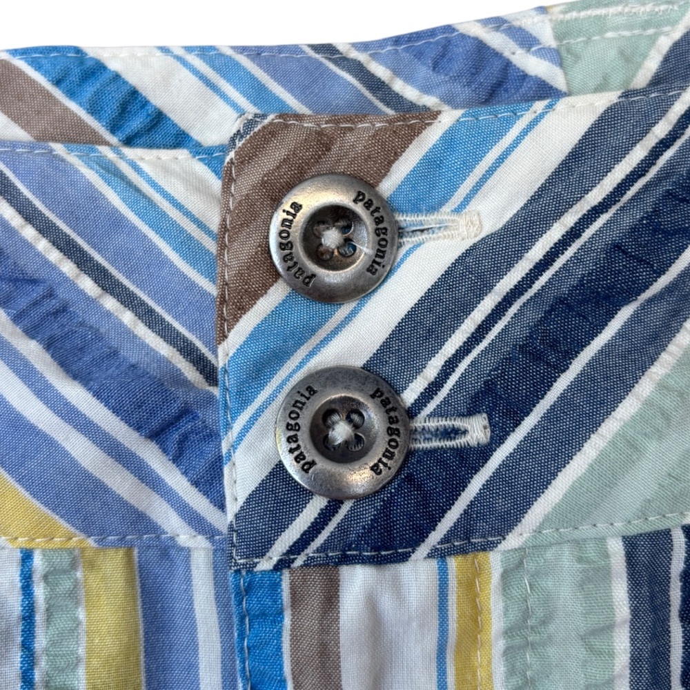 Patagonia Women’s 6 “Netty” Retro Striped Lightweight Mini Skirt With Pockets - Picture 6 of 9